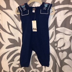 NWT Tea Collection Embroidered Jumpsuit